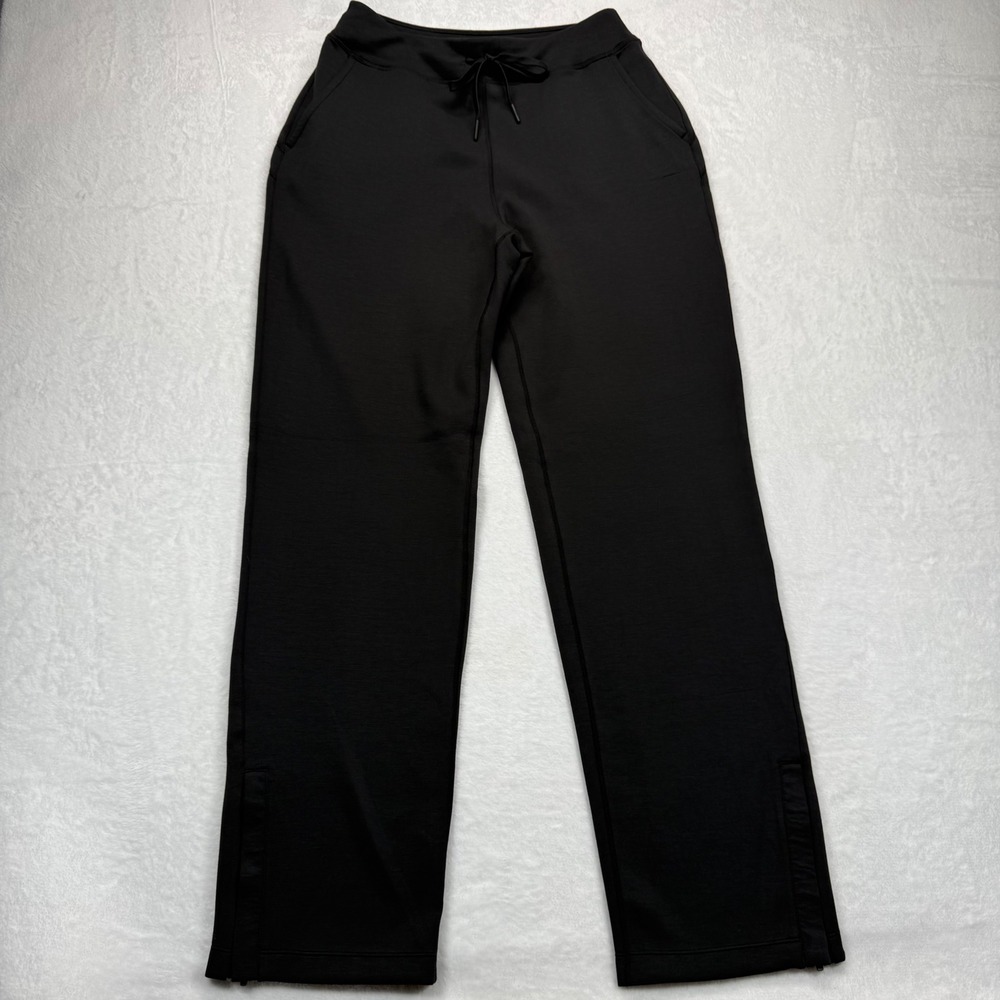 BYLT Premium Basics Lounge Pants Drawstring Pockets Split Hem Black Size‎ M